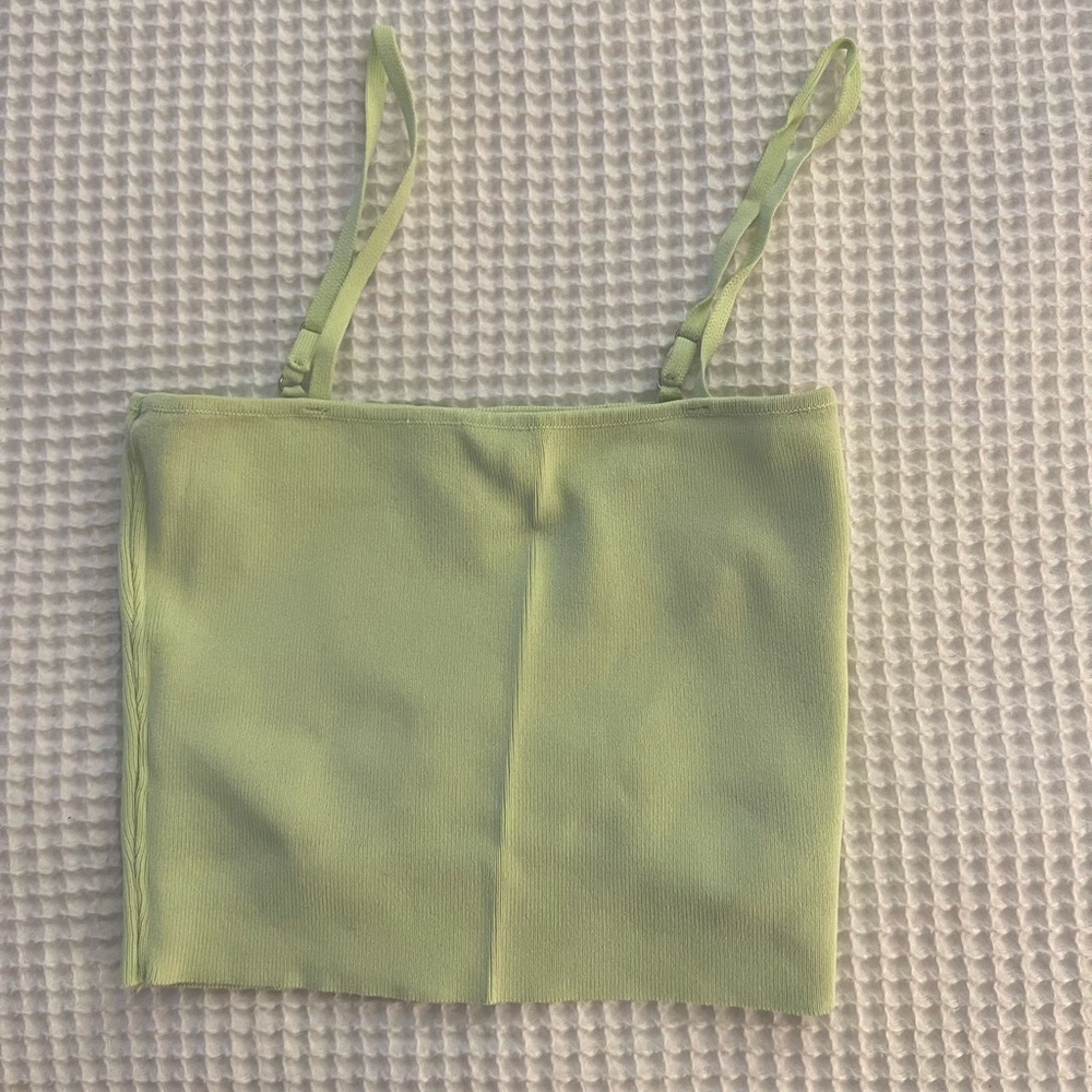 Green Bandage LF Crop Top